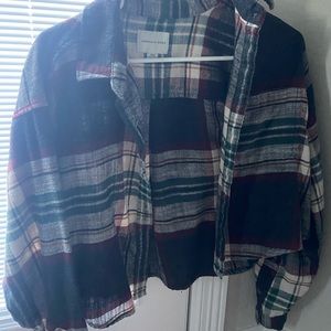 Cropped flannel